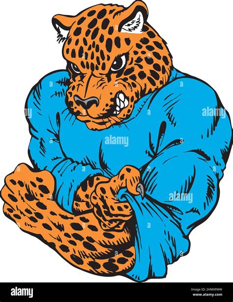 Jaguar mascot getup